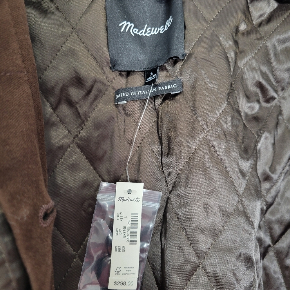 Madewell Flap-Pocket Field Jacket NWT NT117 SZ L - Picture 9 of 11